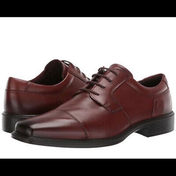 ECCO MINNEAPOLIS CAP TOE MEN'S SHOE SZ 47 13/13.5